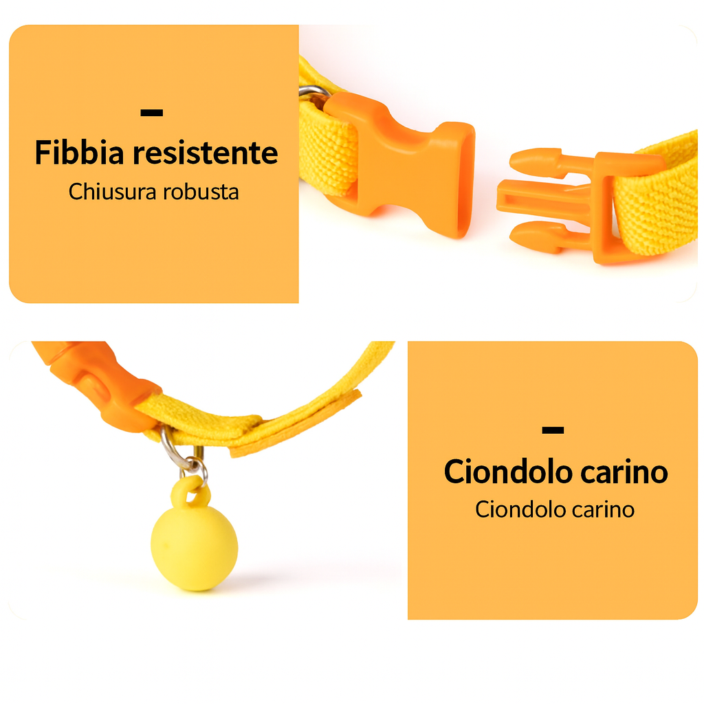 Collare regolabile per cani e gatti(22-32cm)