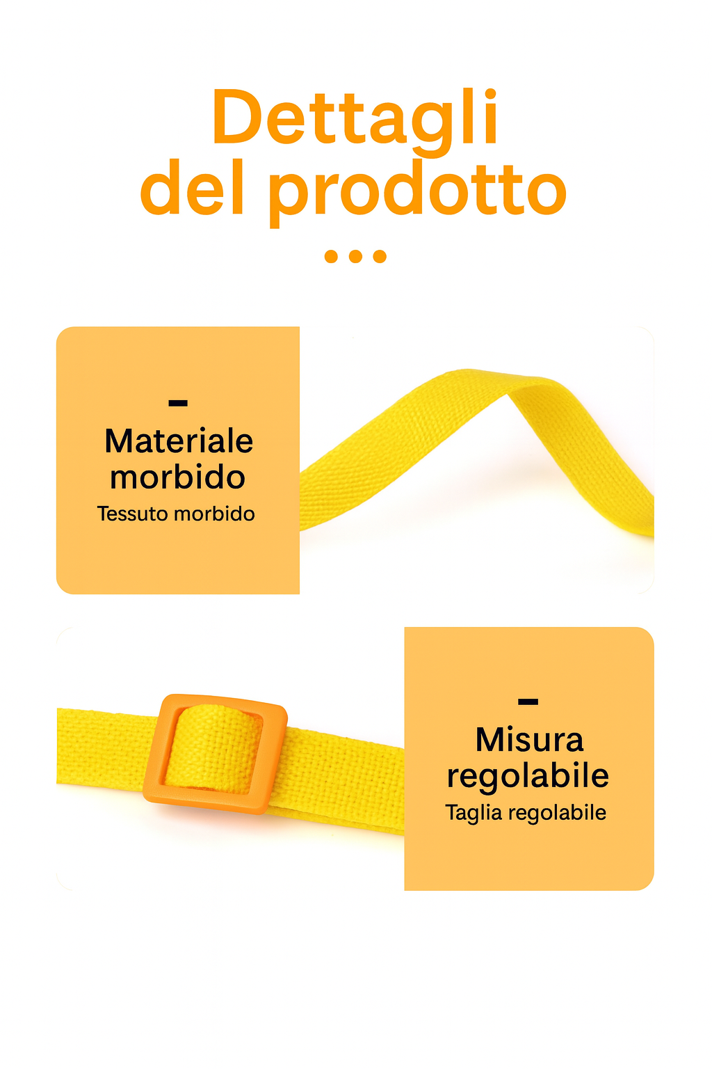 Collare regolabile per cani e gatti(22-32cm)